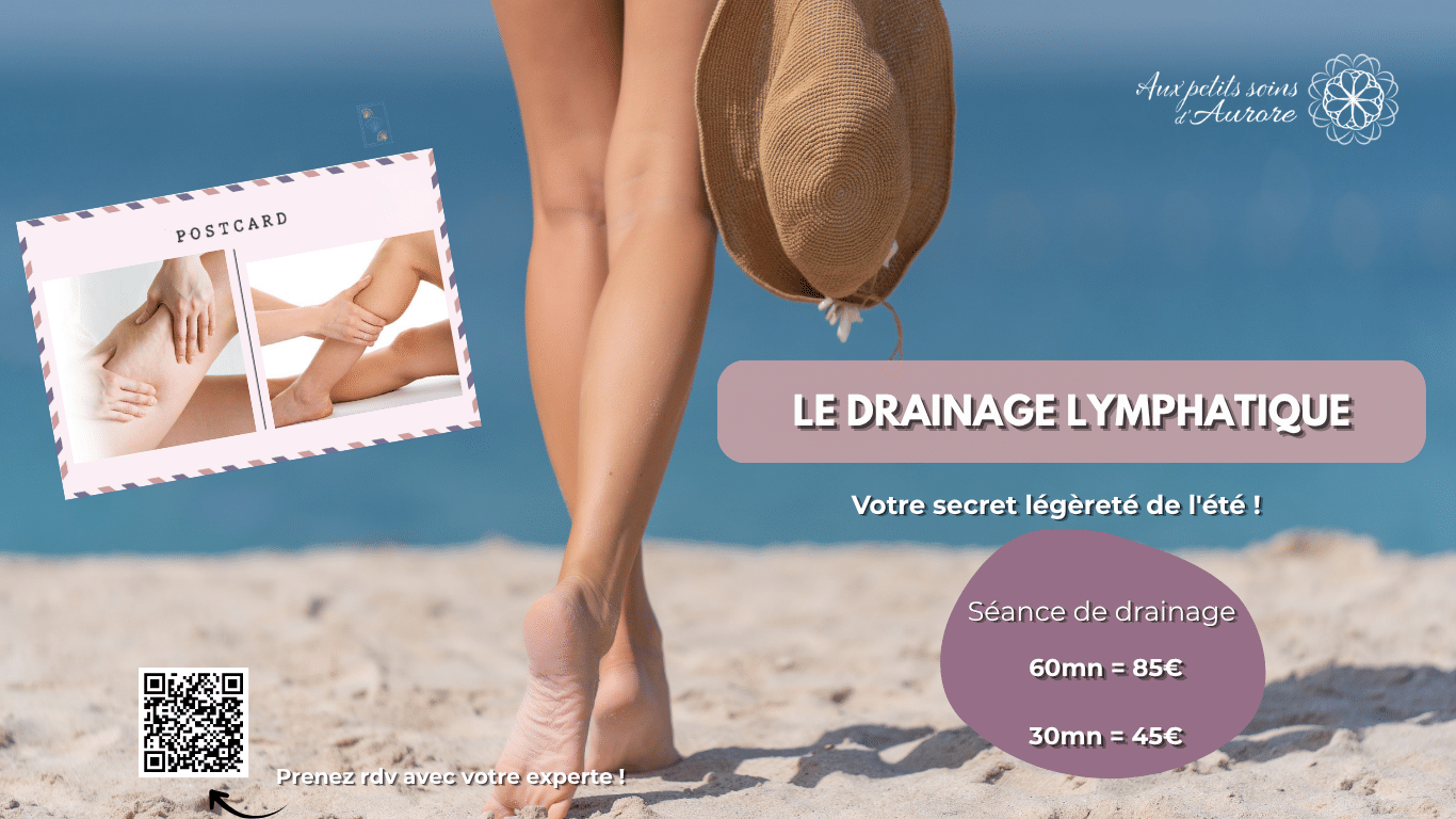 Séance de drainage lymphatique en institut de beauté et bien-être à Cognac